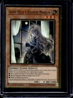 2020 Yu-Gi-Oh! Maximum Gold Ghost Belle & Haunted Mansion 1st Edition MAGO-EN012 - Image 1