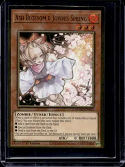 2020 Yu-Gi-Oh! Maximum Gold Ash Blossom & Joyous Spring 1st Edition #MAGO-EN011 - Image 1