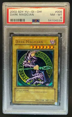 2002 Yu-Gi-Oh! Starter Deck: Yugi Dark Magician #SDY-006 PSA 8 - Image 1