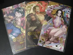 One Piece Card Game Lunar New Year Red Pocket Hancock Luffy Zoro Set of 3 Promo - Image 1