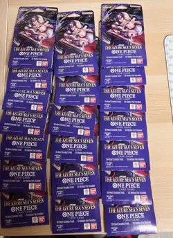 One Piece OP-14 The Azure Sea's Seven Sleeved Booster Packs x20 English Sealed - Image 1