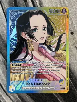 Boa Hancock OP14-041 Leader (Alternate Art) NM+ One Piece TCG English - Image 1