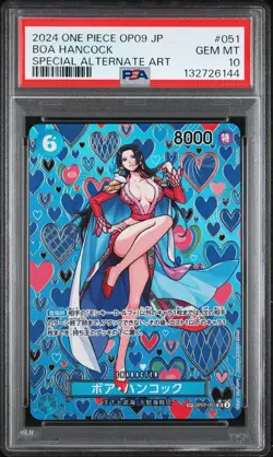 2024 ONE PIECE JPN EMPERORS IN THE NEW WORLD SPECIAL ALT ART BOA HANCOCK PSA 10 - Image 1