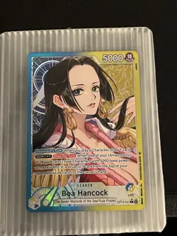 One Piece The Azure Sea’s Seven OP14-041 Boa Hancock Alt Art Leader English NM - Image 2