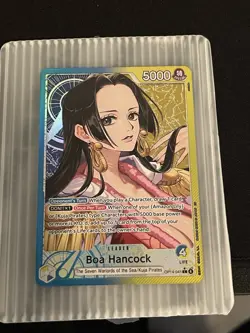 One Piece The Azure Sea’s Seven OP14-041 Boa Hancock Alt Art Leader English NM - Image 3