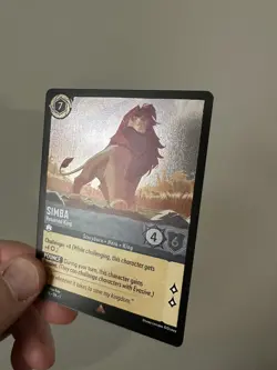 Disney Lorcana The First Chapter Simba Returned King 189/204 Rare Cold Foil - Image 2
