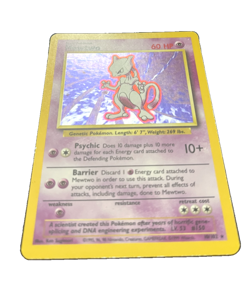 Pokemon TCG Mewtwo Base Set Unlimited Holo Rare 10/102 NM/LP+ Great Gift - Image 3