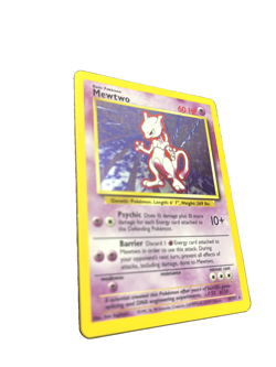 Pokemon TCG Mewtwo Base Set Unlimited Holo Rare 10/102 NM/LP+ Great Gift - Image 4