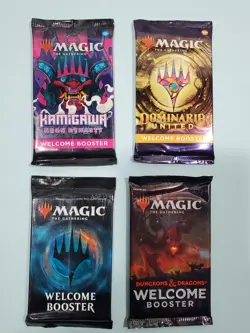 MTG ~ FOUR Welcome Booster Packs Lot ~ Magic the Gathering x4 ~ Ships NOW! - Image 1
