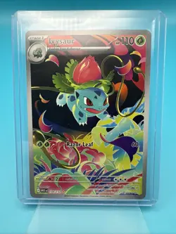 Ivysaur Illustration Rare 134/132 Near Mint Mega Evolution Pokemon TCG English - Image 1