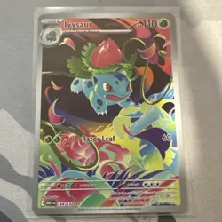 Ivysaur Illustration Rare 134/132 Near Mint Mega Evolution Pokemon TCG English - Image 1