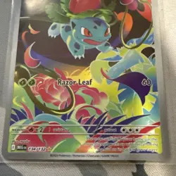 Ivysaur Illustration Rare 134/132 Near Mint Mega Evolution Pokemon TCG English - Image 4