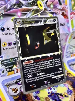 Holo Rare Umbreon Prime Pokemon HeartGold & SoulSilver Undaunted 86/90 No - Image 3