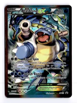 Blastoise EX XY122 XY Promos Holo Pokemon Heavy Play+ - Image 1