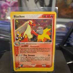 Pokemon TCG Blaziken Holo Rare Card EX Ruby Sapphire 3/109 - Image 1