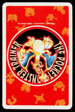 Magneton 5 of Diamonds 1996 Red Playing Cards Pokemon Japanese Lightly Played - Image 2