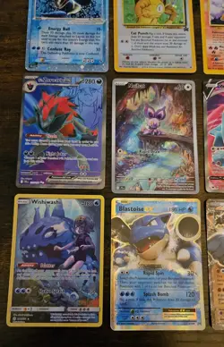 Pokemon 12 Card Lot. Rare Lapras EX. GB Promo Meowth. Neo Entei. Sandstorm Pichu - Image 4