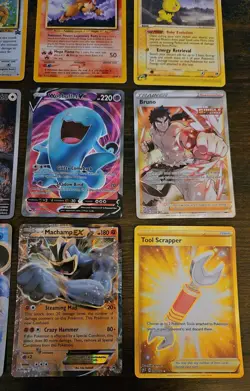 Pokemon 12 Card Lot. Rare Lapras EX. GB Promo Meowth. Neo Entei. Sandstorm Pichu - Image 5