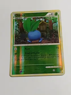 ODDISH 60/90 Undaunted [REVERSE HOLO] Pokemon Card LP - Image 1