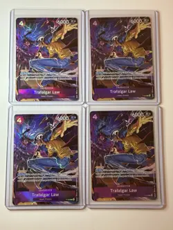 Trafalger Law P-093 Illustration Box Vol. 6 Promo 4 Card Play Set Lot One Piece - Image 1