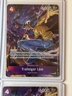 Trafalger Law P-093 Illustration Box Vol. 6 Promo 4 Card Play Set Lot One Piece - Image 3