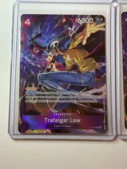 Trafalger Law P-093 Illustration Box Vol. 6 Promo 4 Card Play Set Lot One Piece - Image 4