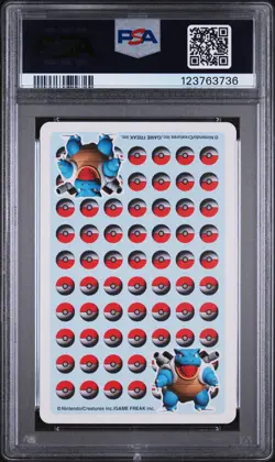 1998 POKEMON STADIUM BLUE VERSION PLAYING CARDS NIDORAN (FEMALE) PSA 10 - Image 2