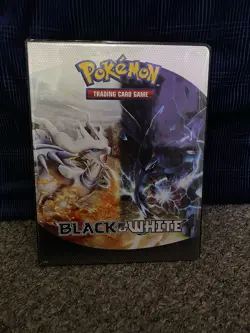 Pokemon TCG Black & White Binder by Ultra PRO with Mixed Cards Reshiram Zekrom - Image 1