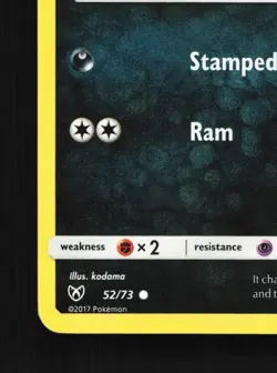 Zorua 52/73 NM Shining Legends English Pokemon Card TCG - Image 2