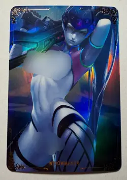 SEXY HEROINE WAIFU Widowmaker OVERWATCH ACG PREMIUM HOLOFOIL CARD NM - Image 1