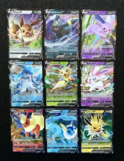 Eeveelution V SWSH Promos (9 Card Set) Black Star Promo - NM - Image 1