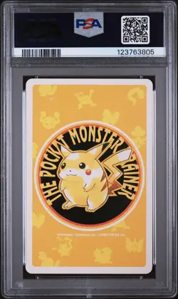 1998 POKEMON YELLOW VERSION PLAYING CARDS JOKER GYM LEADERS PSA 7 - Image 2
