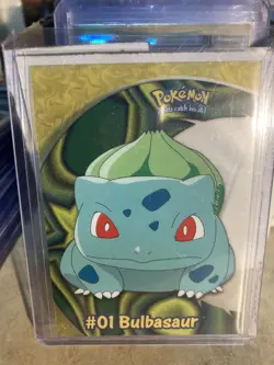 2000 Topps Pokemon TV Animation Series 2 #PC2 Bulbasaur Clear Card! - Image 1