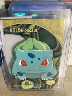 2000 Topps Pokemon TV Animation Series 2 #PC2 Bulbasaur Clear Card! - Image 2