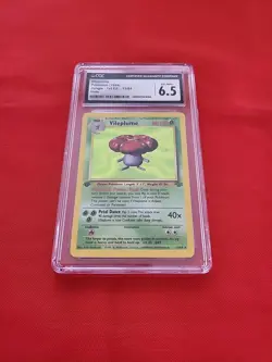 Pokemon: Vileplume 15/64 Holo Rare 1st Edition Jungle - Vintage CGC 6.5 - C60 - Image 4