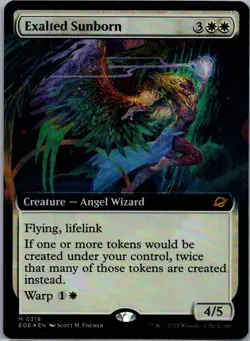 Exalted Sunborn (Extended Art) M Edge of Eternities 318 NM FOIL - Image 1