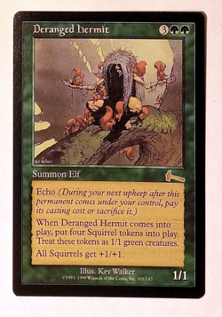 MTG Deranged Hermit #101 | Urza's Legacy | NM-Never Played| Magic: The Gathering - Image 1