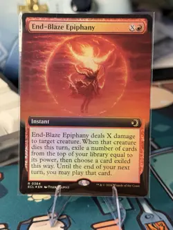 MTG End-Blaze Epiphany Extended Art Foil Lorwyn Eclipsed - Image 1
