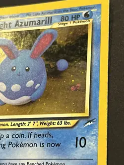Light Azumarill 13/105 Neo Destiny Holo Rare Pokemon Card TCG - Image 2