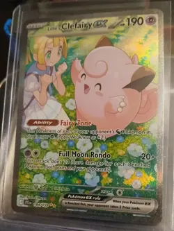 Pokemon Lillie's Clefairy EX 184/159 Special Illustration Rare Journey Together - Image 1