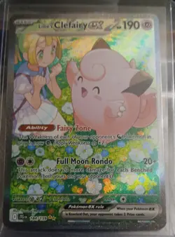 Pokemon Lillie's Clefairy EX 184/159 Special Illustration Rare Journey Together - Image 4