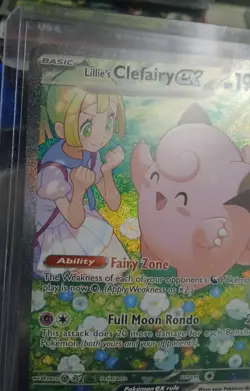 Pokemon Lillie's Clefairy EX 184/159 Special Illustration Rare Journey Together - Image 5