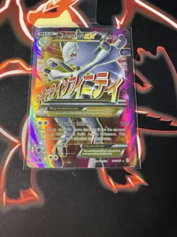 Pokemon TCG Mega-Mewtwo-EX Holo Full Art Ultra Rare Card Breakthrough 160/162 - Image 5