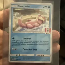 Slowpoke KFC 183/Sm-p Indonesian Chaki Kids Promo 2020 LP Pokemon - Image 1