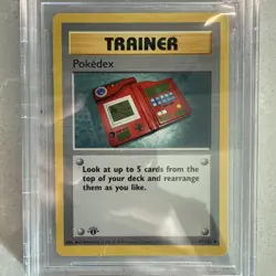 Pokemon POKEDEX 87/102 - 1ST EDITION SHADOWLESS BASE SET - BGS 9 (9.5 Subgrade) - Image 2