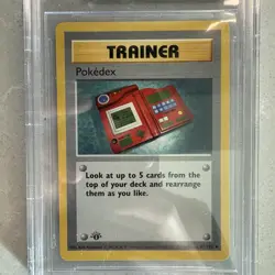 Pokemon POKEDEX 87/102 - 1ST EDITION SHADOWLESS BASE SET - BGS 9 (9.5 Subgrade) - Image 3