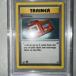 Pokemon POKEDEX 87/102 - 1ST EDITION SHADOWLESS BASE SET - BGS 9 (9.5 Subgrade) - Image 4