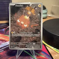 Stunfisk Pokemon Surging Sparks 202/191 Illustration Rare Holofoil - Image 1
