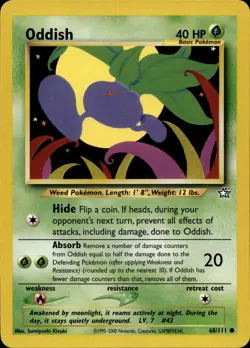 Oddish 68/111 Common Neo Genesis Multi Item Discount LP - Image 1