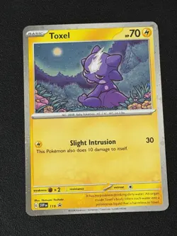 Toxel Cosmos Holo Black Star Promo - SVP119 - Scarlet & Violet Pokemon 2024 - Image 1